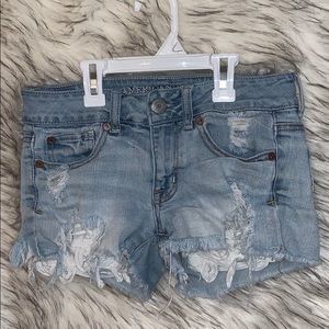 Denim shorts